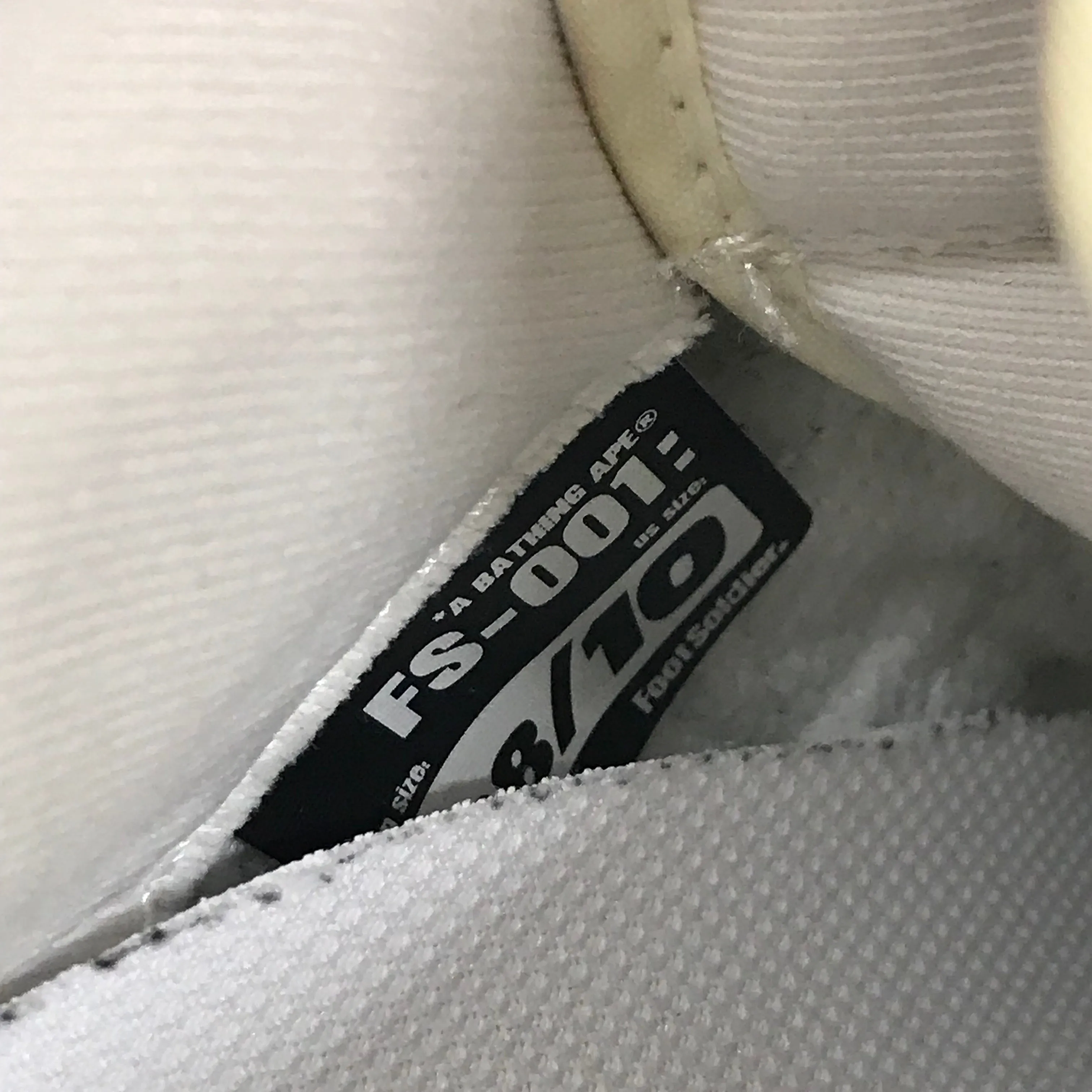 [10] A Bathing Ape Bape Sta OG White