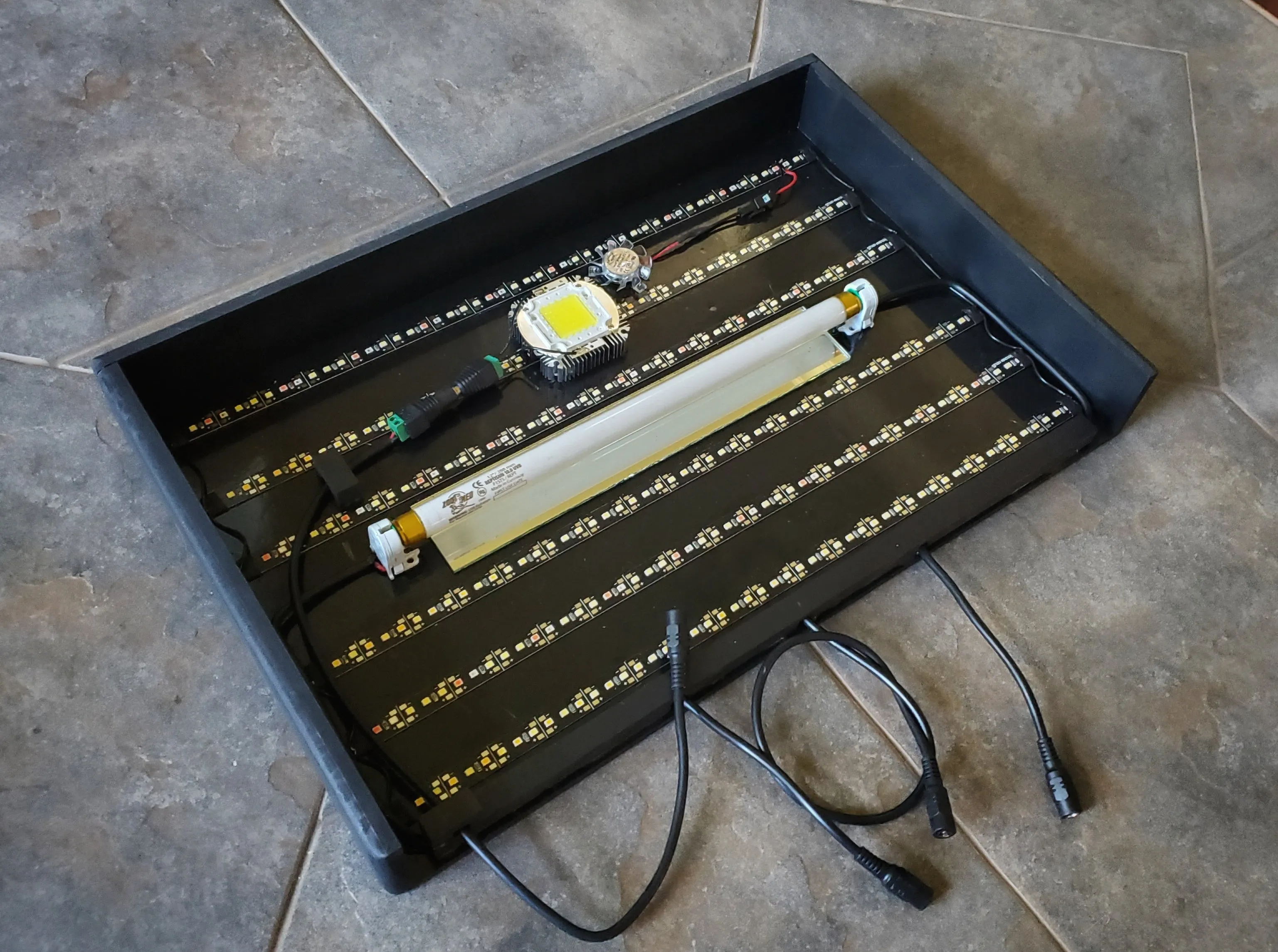 18" x 12" LED / UVB T5 Light Panel / Spot Light