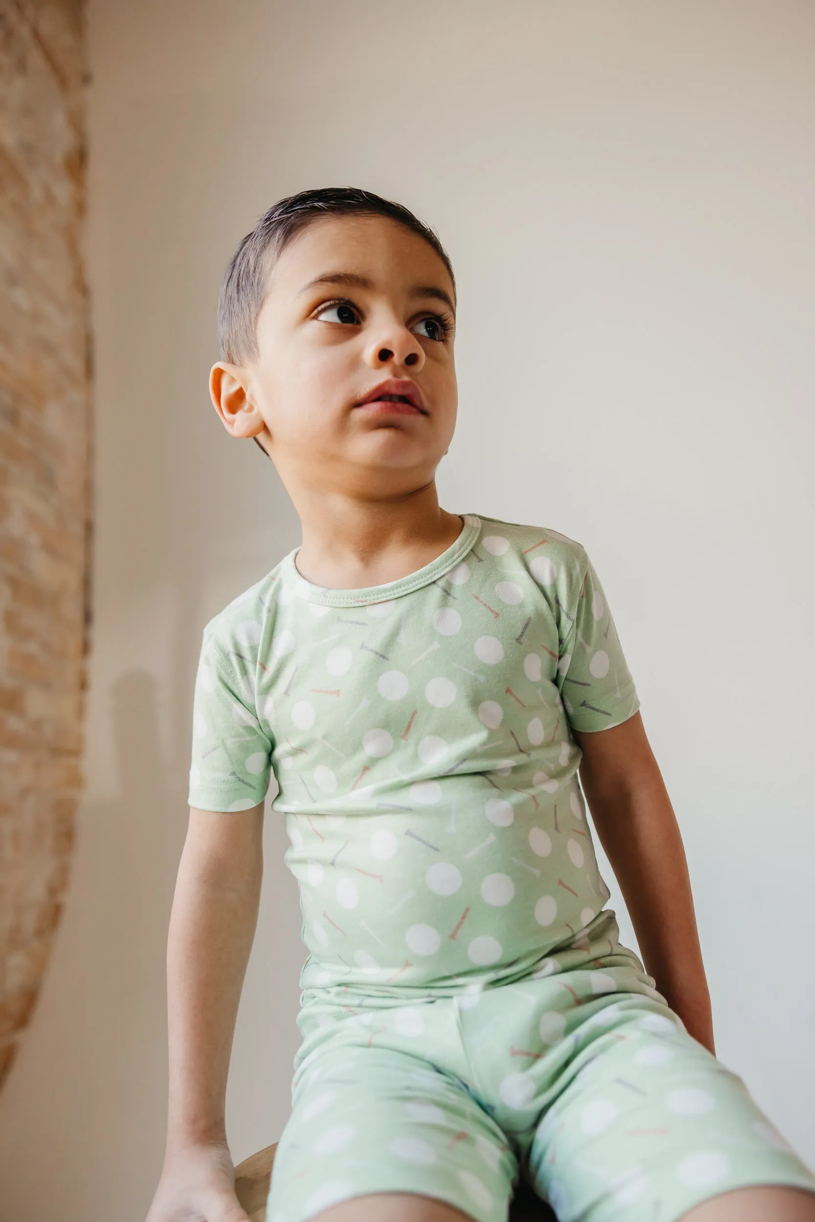 2pc Short Sleeve Pajama Set - Bogey