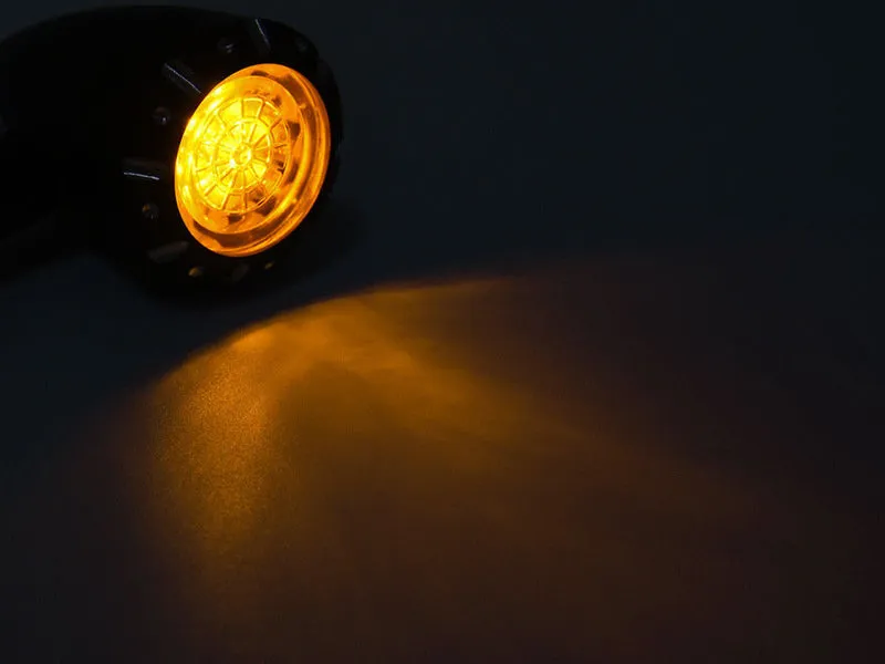 2pcs LED Motorcycle Turn Signal Blinker Indicators Harley Bobber Chopper