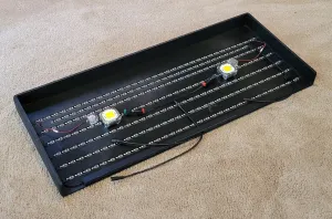 35" x 15" with Dual 20w Spotlights