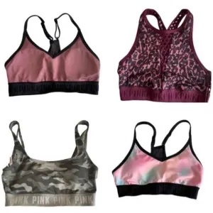 4 NEW Victoria’s Secret Sports Bras, Size XS