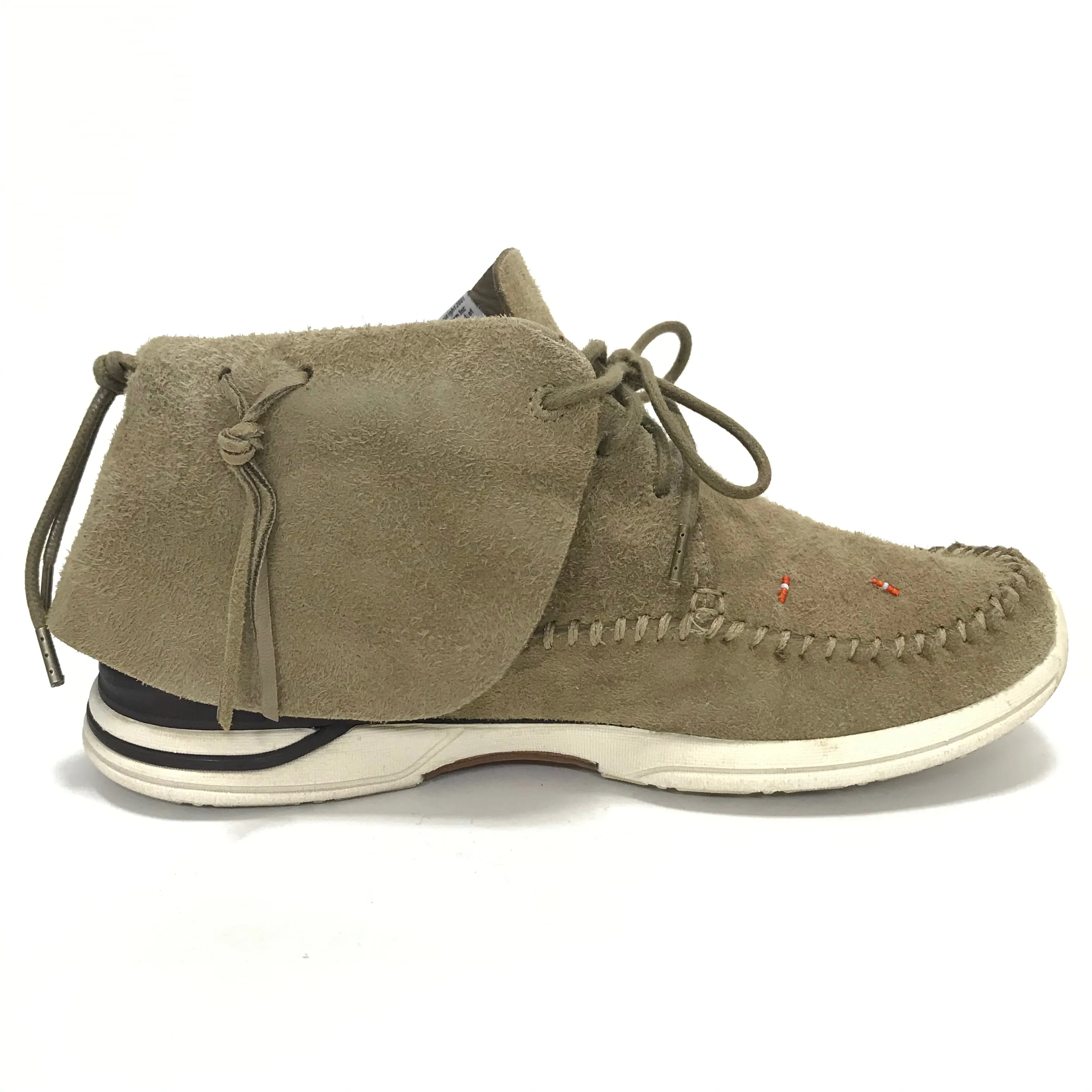[8] Visvim FBT Lhamo Folk Suede Sand