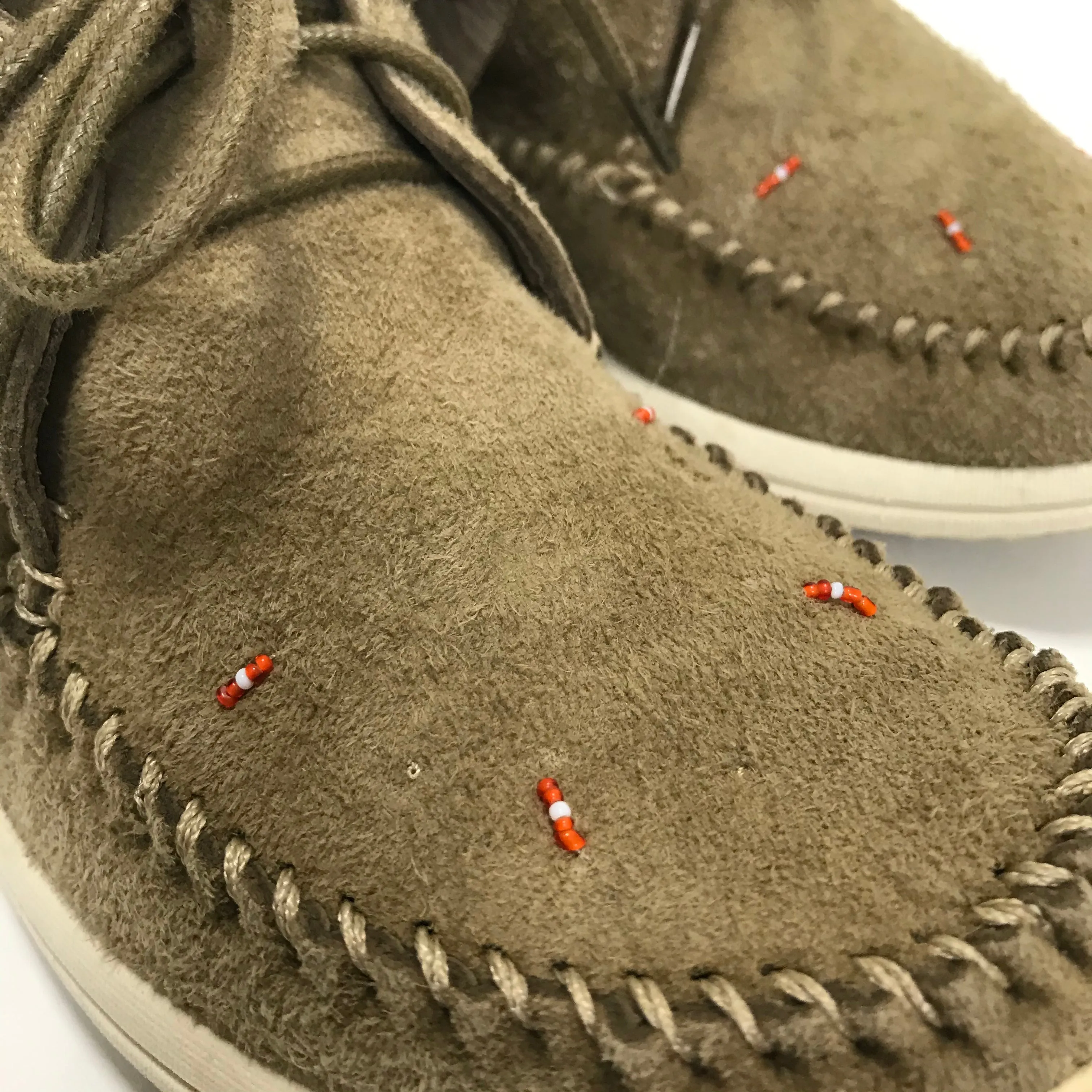 [8] Visvim FBT Lhamo Folk Suede Sand