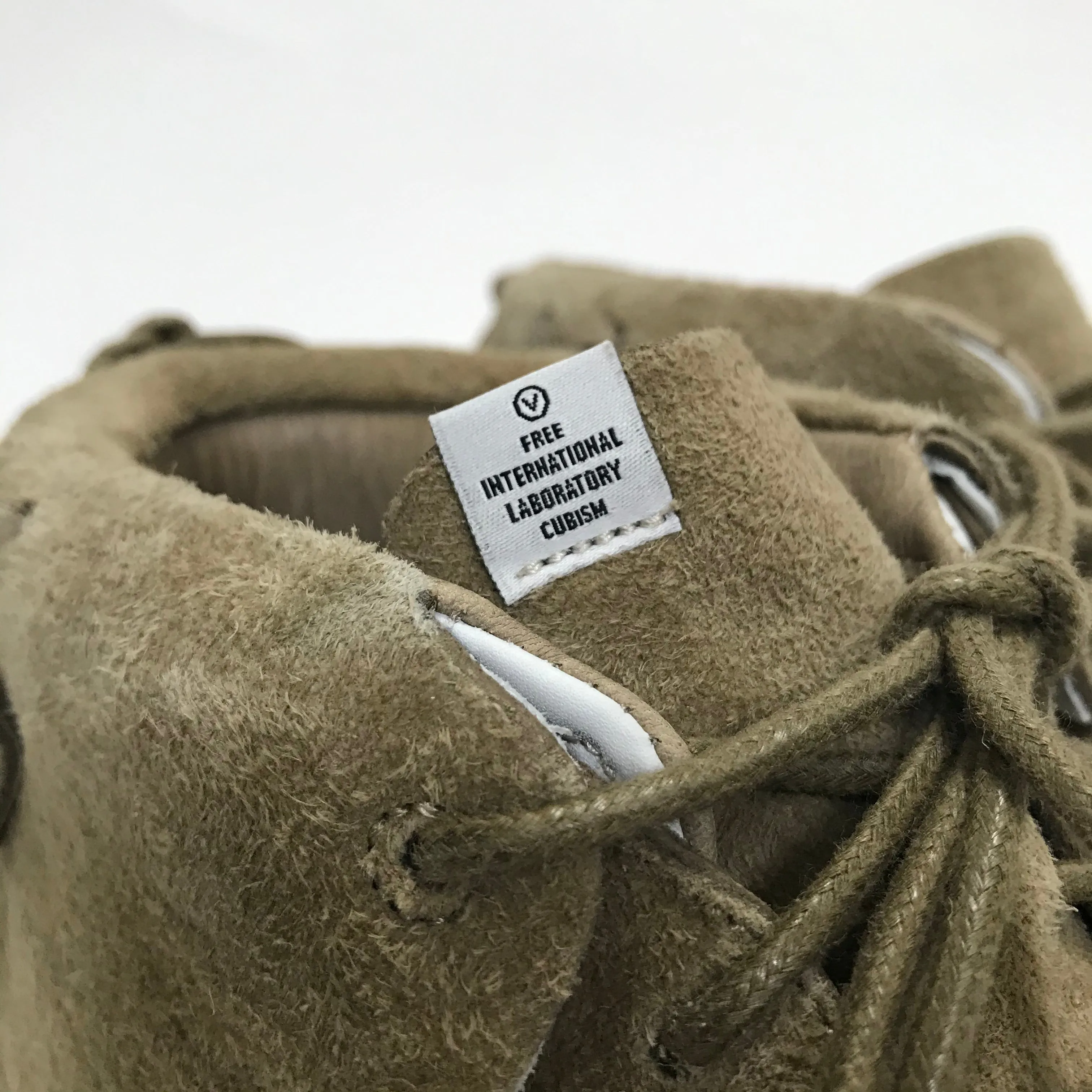 [8] Visvim FBT Lhamo Folk Suede Sand