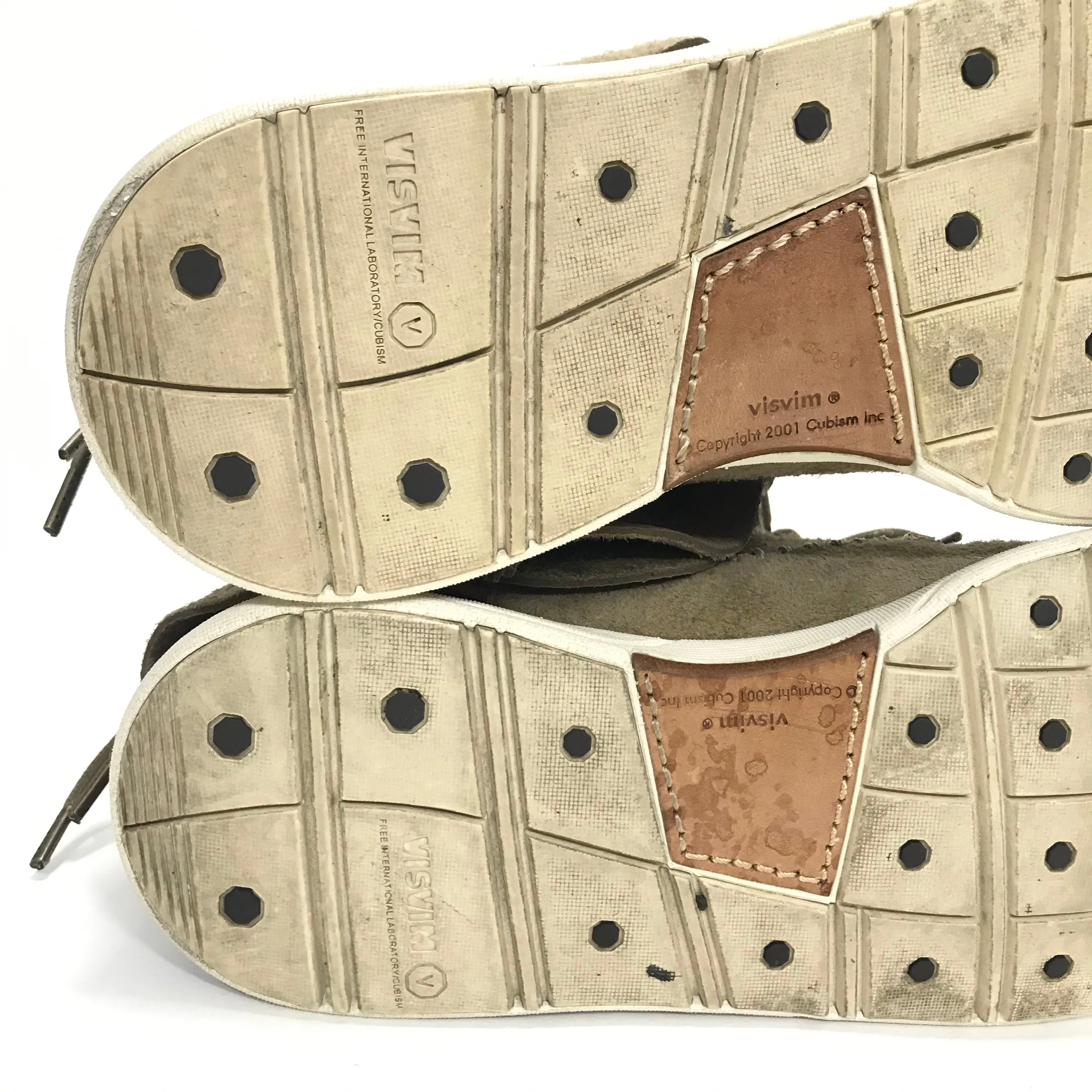 [8] Visvim FBT Lhamo Folk Suede Sand