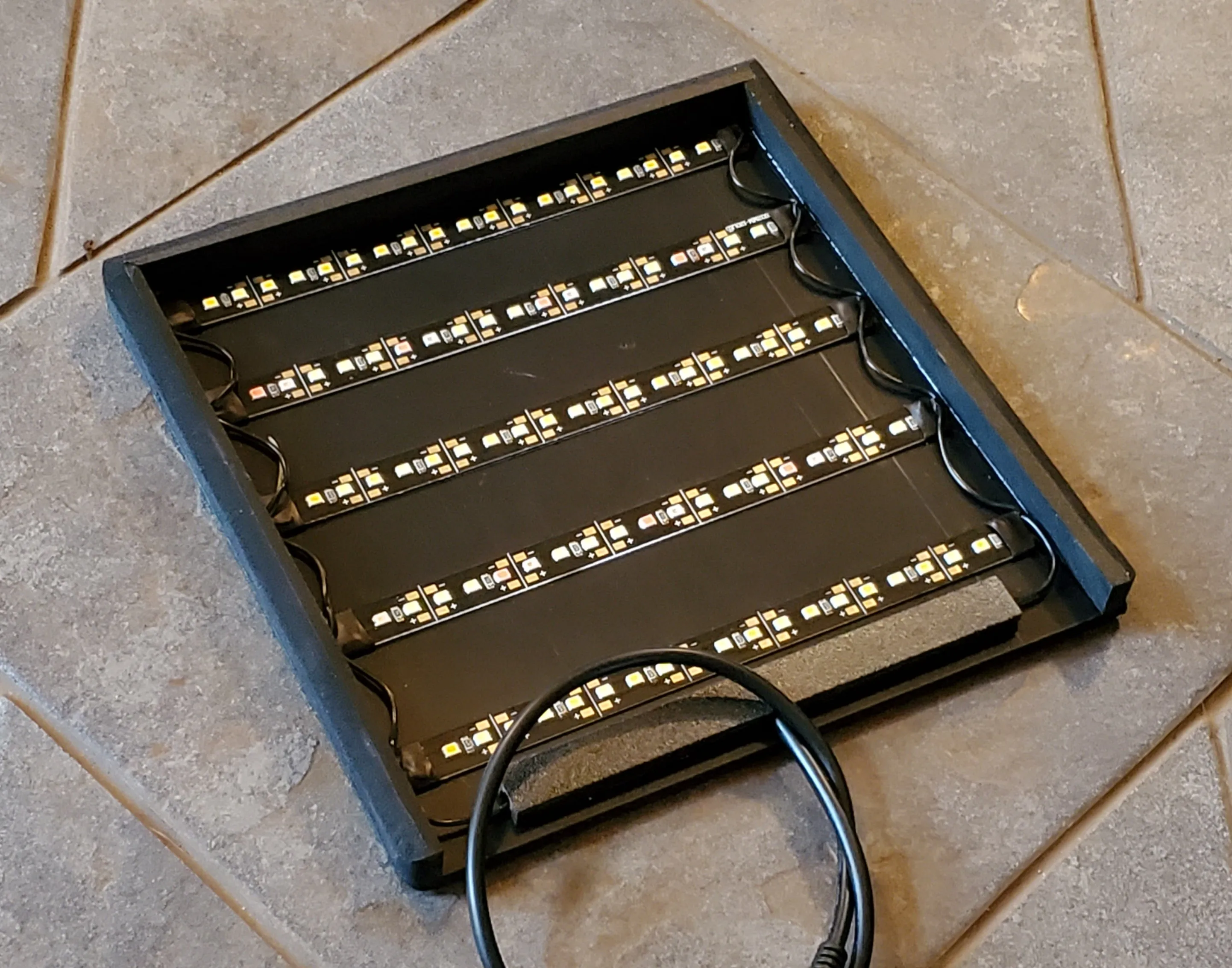 8" x 8" LED Light Strip Panel