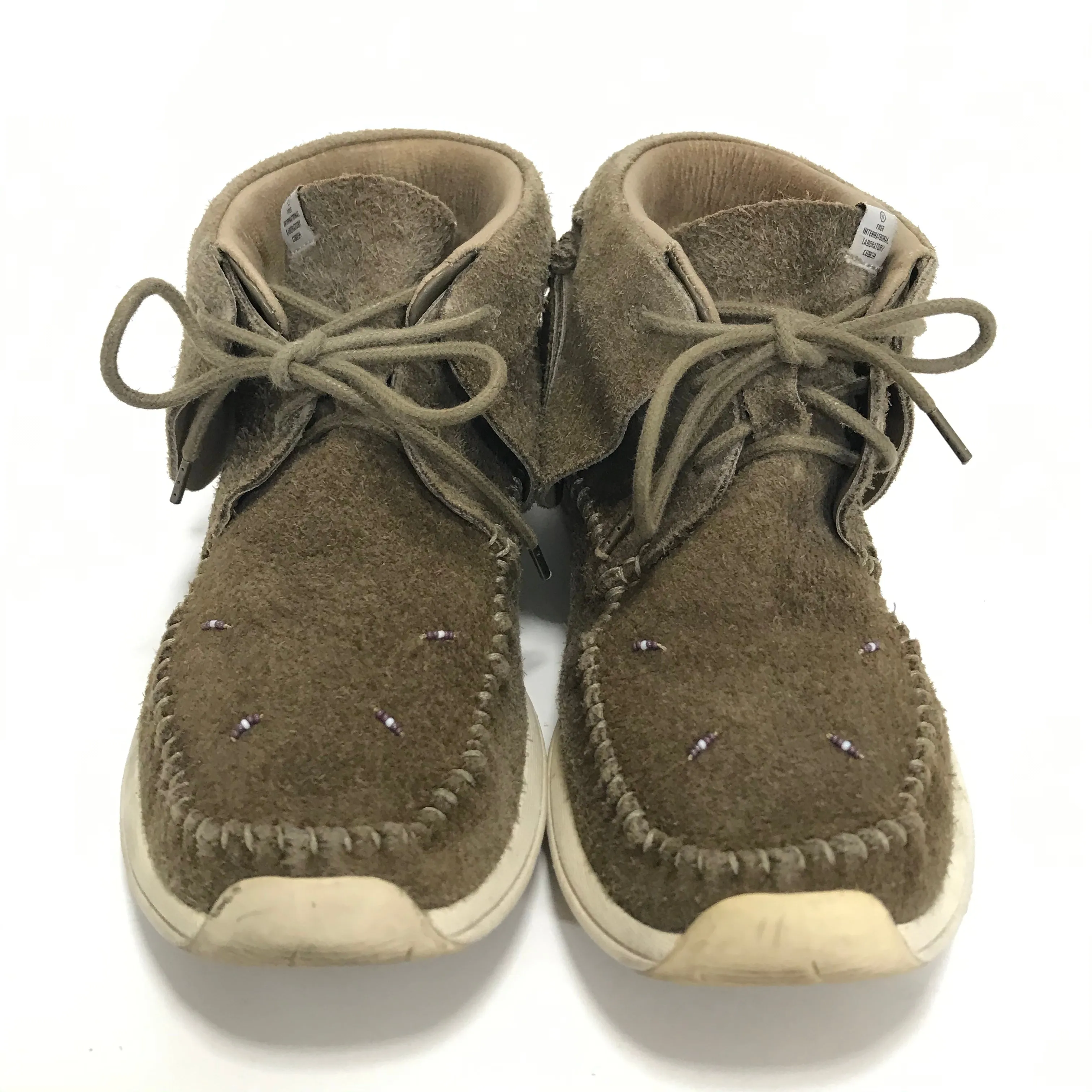 [9] Visvim FBT Lhamo Folk Suede Brown