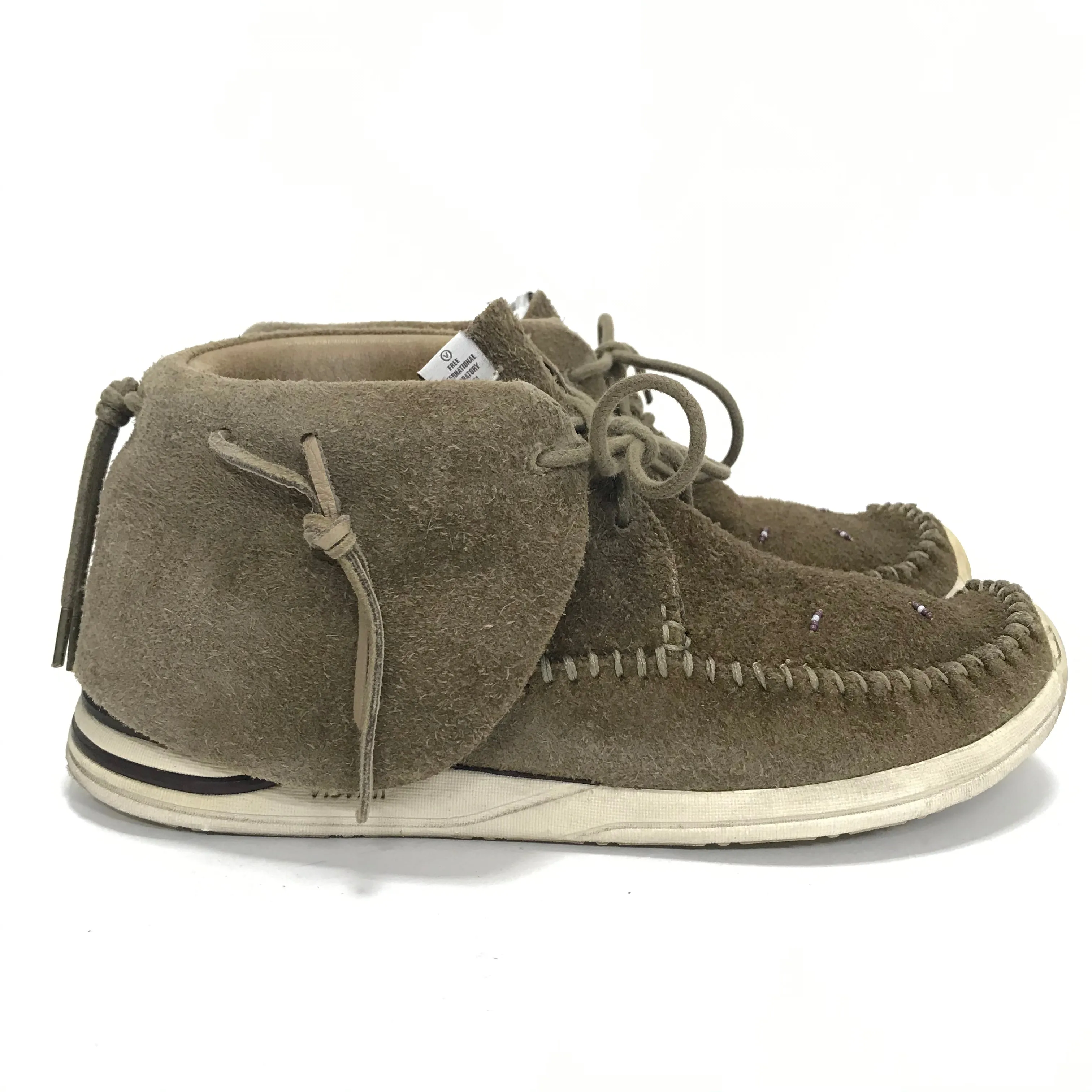 [9] Visvim FBT Lhamo Folk Suede Brown