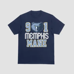 901 Memphis Mane Shirt/  GrizzliesTee/ Spirit Drop /Memphis Basketball / Youth and Adult Sizes/ Bella or Comfort Colors