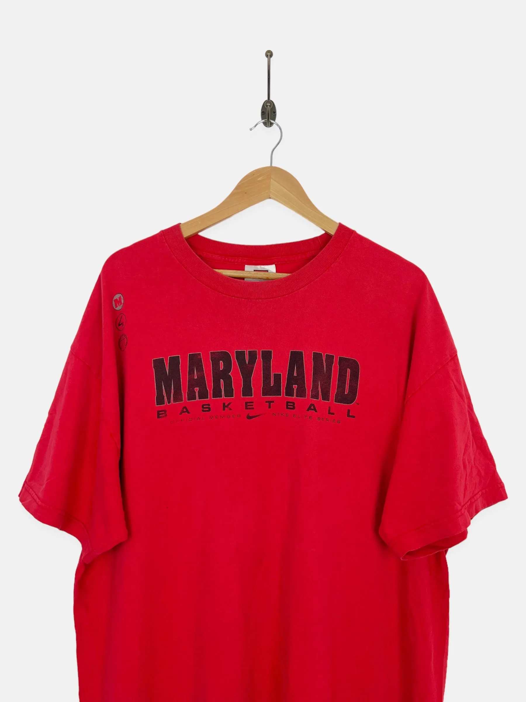 90's Nike Maryland Basketball Vintage T-Shirt Size XL-2XL