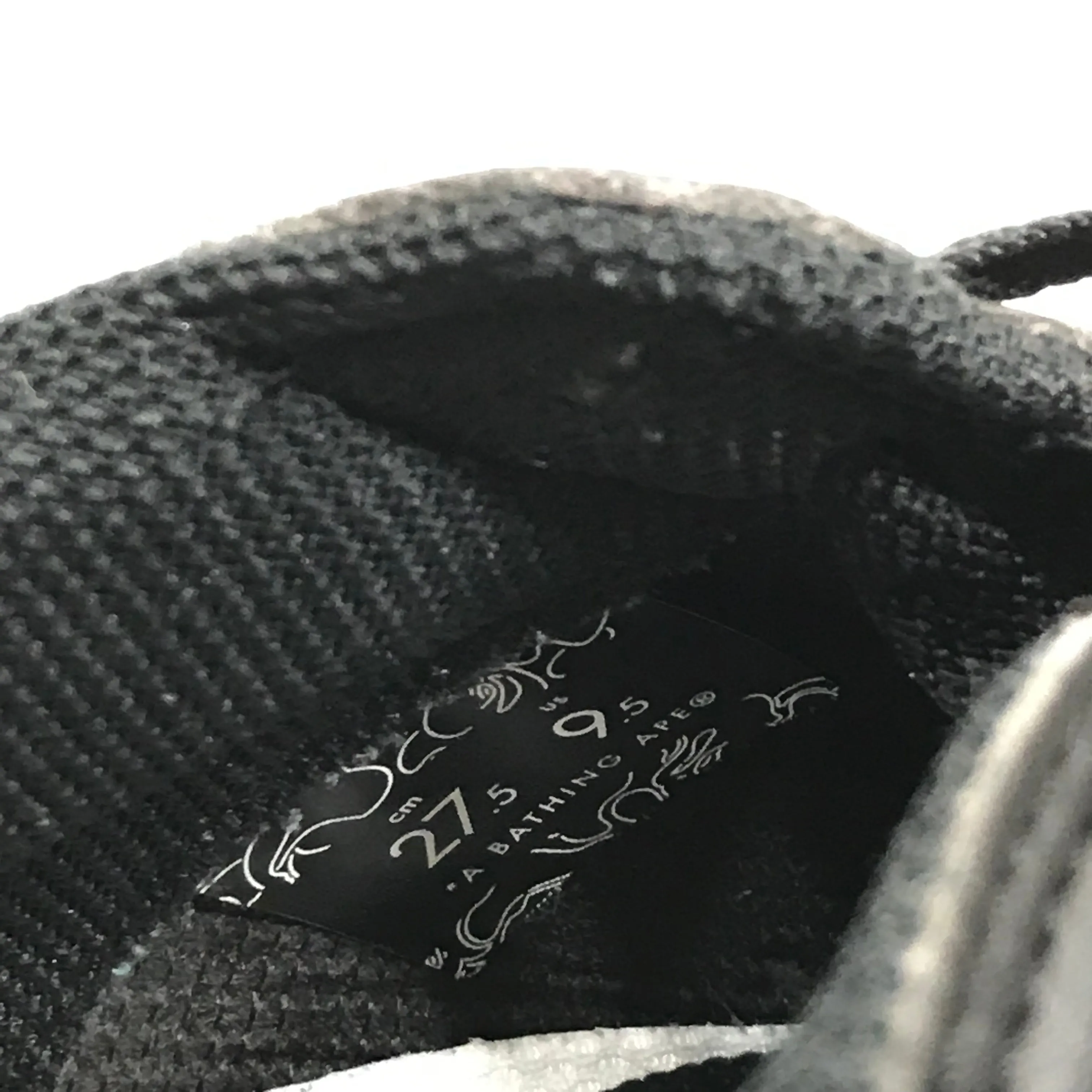 [9.5] A Bathing Ape Bape Sta 1st Camo Glow Sole Shoes