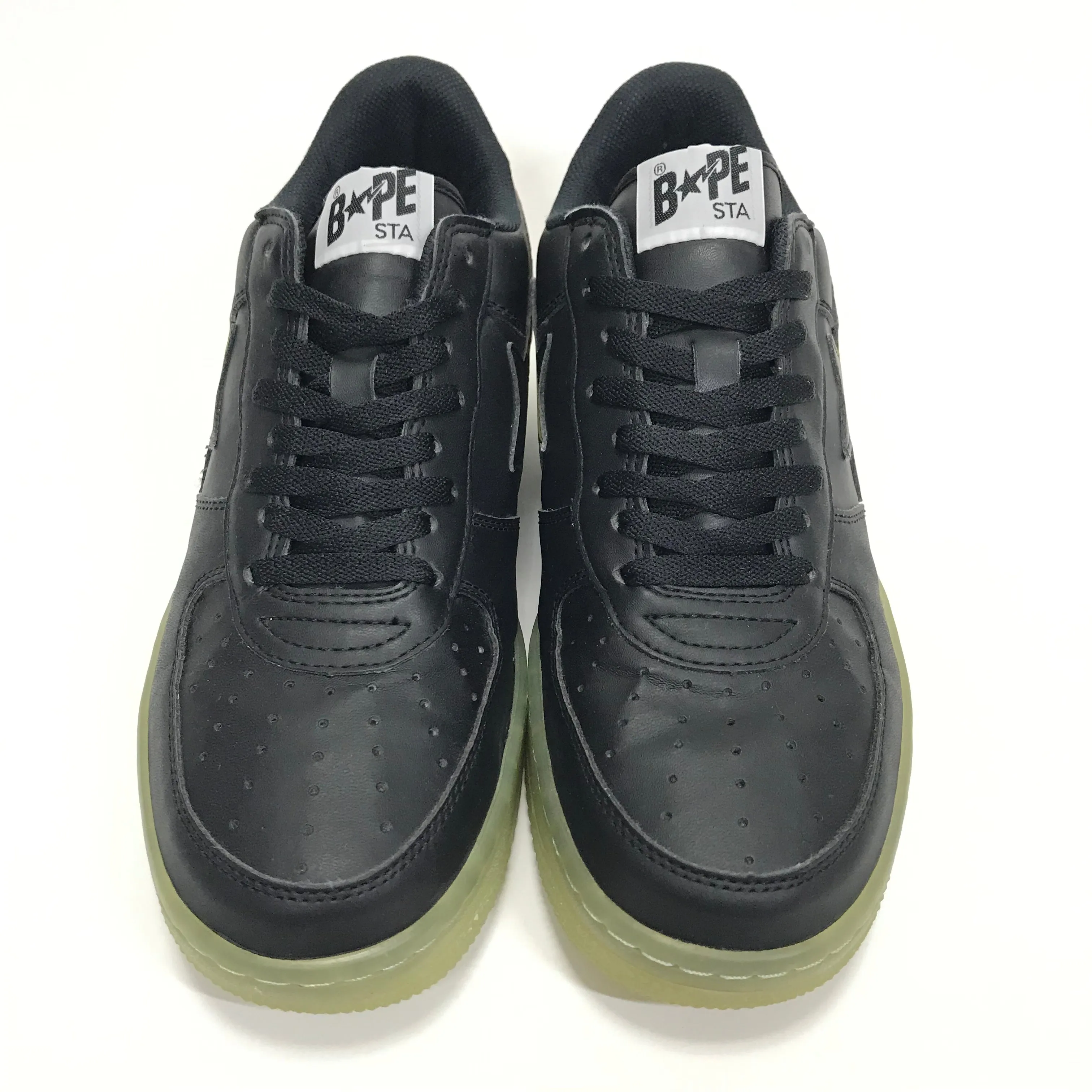 [9.5] A Bathing Ape Bape Sta 1st Camo Glow Sole Shoes