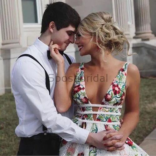 A-line Unique Deisgn Long Tulle Modest Long Prom Dresses wth appliques PD1546