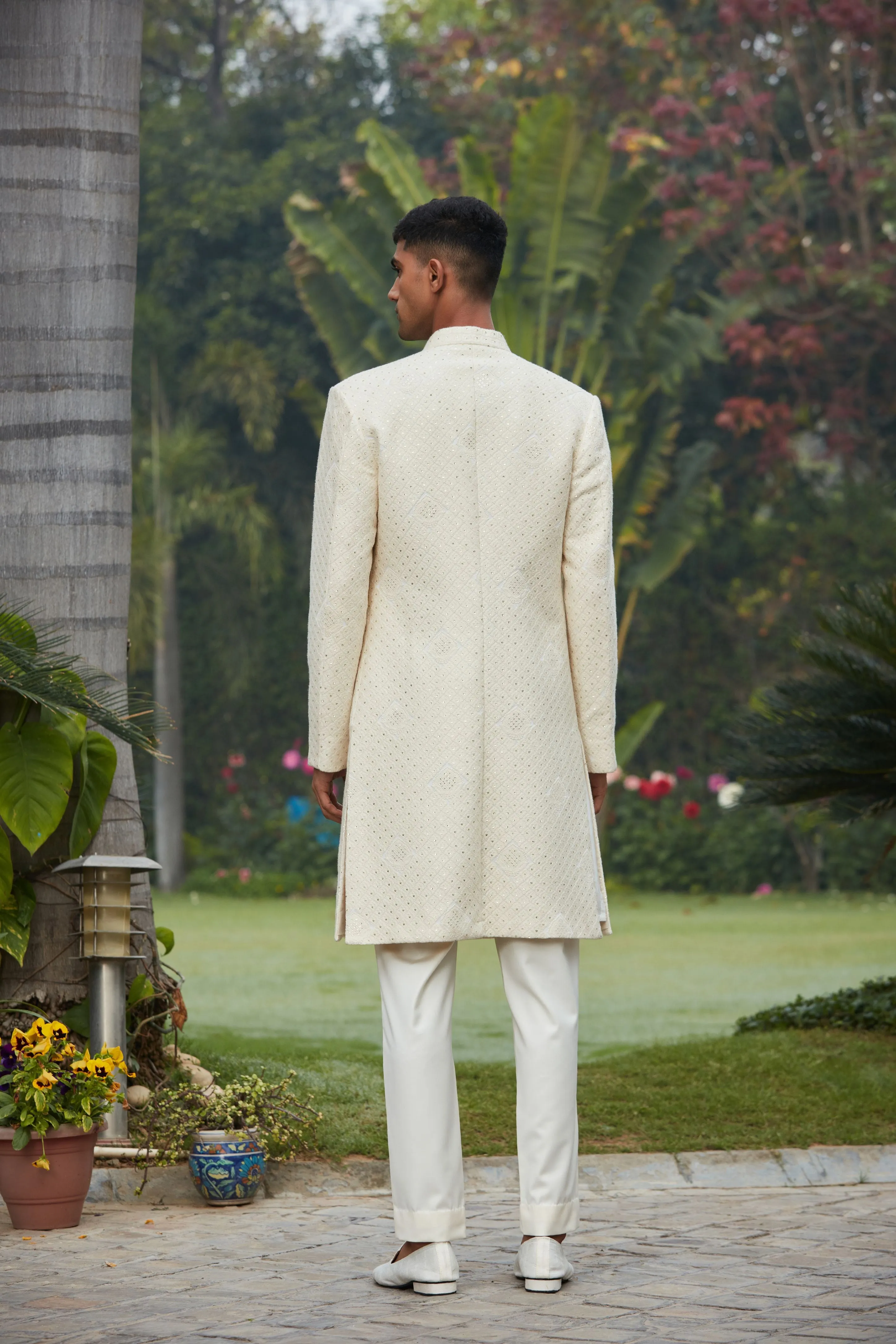 Adyat Achkan Jacket With Kurta Set