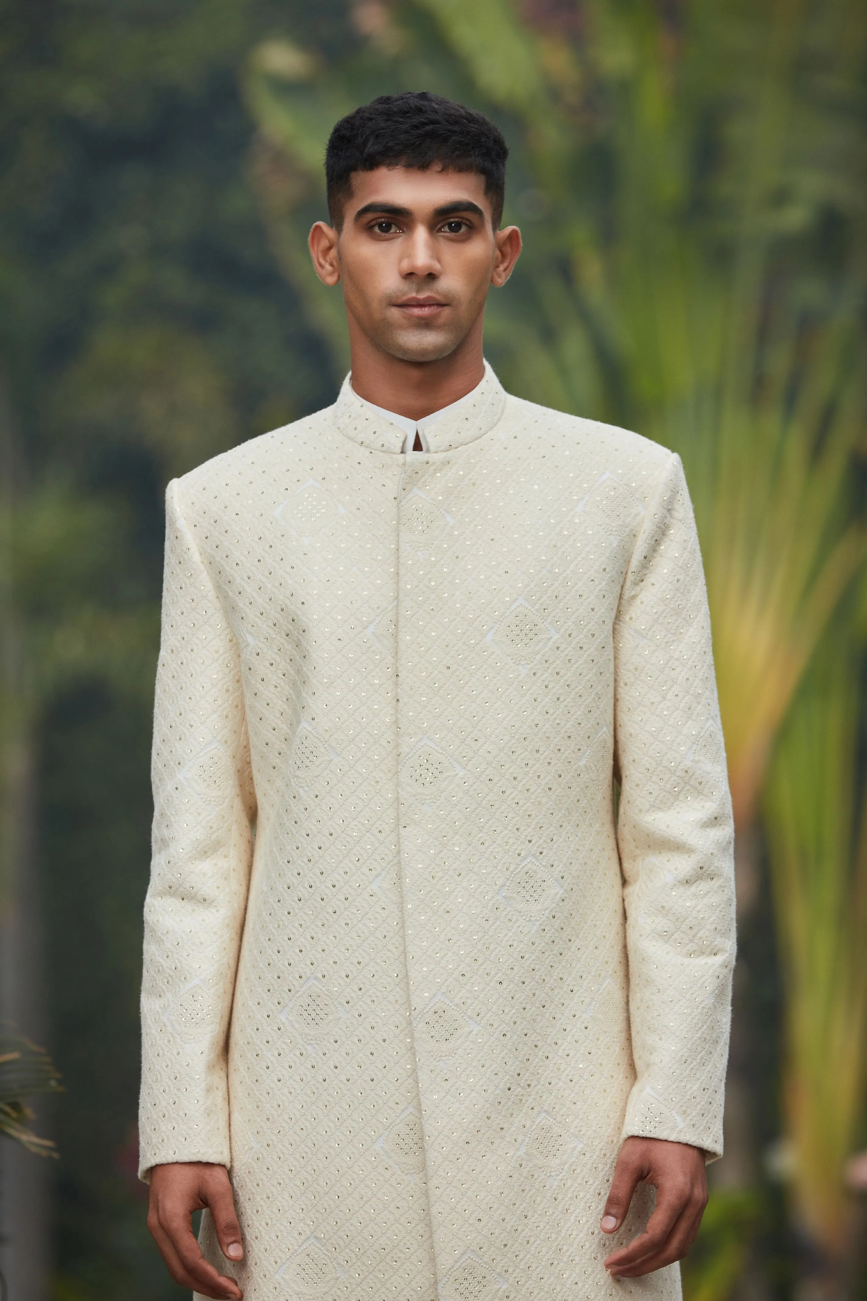 Adyat Achkan Jacket With Kurta Set