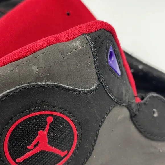 Air Jordan VII ‘Raptors’ Men’s Shoes SZ 13 Black/Gray/Red/Purple