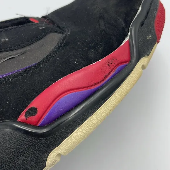 Air Jordan VII ‘Raptors’ Men’s Shoes SZ 13 Black/Gray/Red/Purple