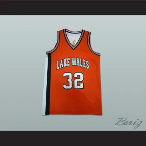 Amar'e Stoudemire 32 Lakes Wales High School Orange Basketball Jersey