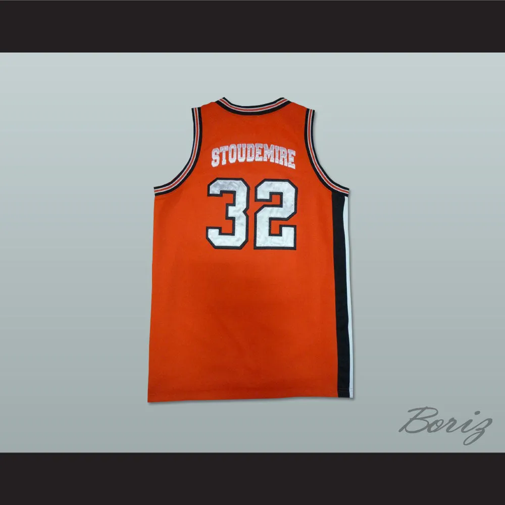 Amar'e Stoudemire 32 Lakes Wales High School Orange Basketball Jersey