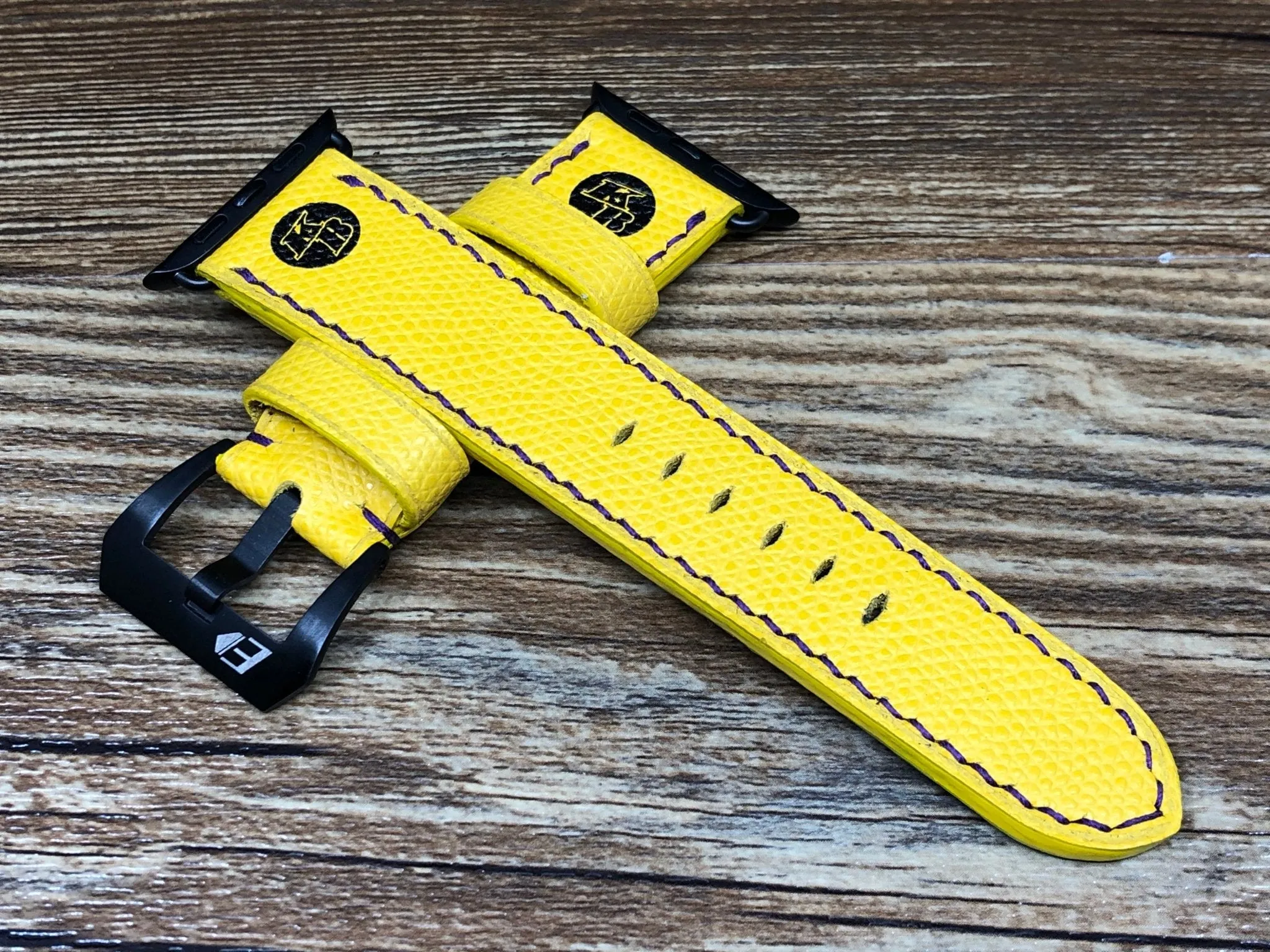 Apple Watch Bands Series 6, Kobe Bryant logo Apple Watch Straps 44mm, 40mm, Lakers, Yellow Apple Watch Bands Aluminum Blue, iWatch Band Replacement
