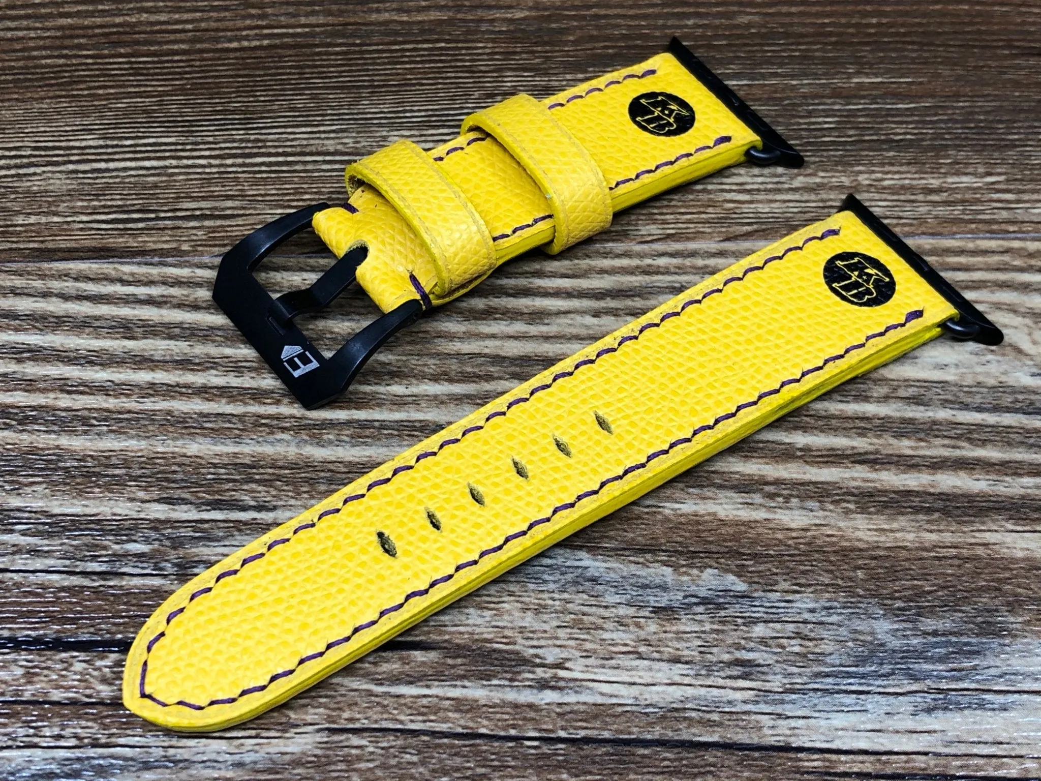 Apple Watch Bands Series 6, Kobe Bryant logo Apple Watch Straps 44mm, 40mm, Lakers, Yellow Apple Watch Bands Aluminum Blue, iWatch Band Replacement