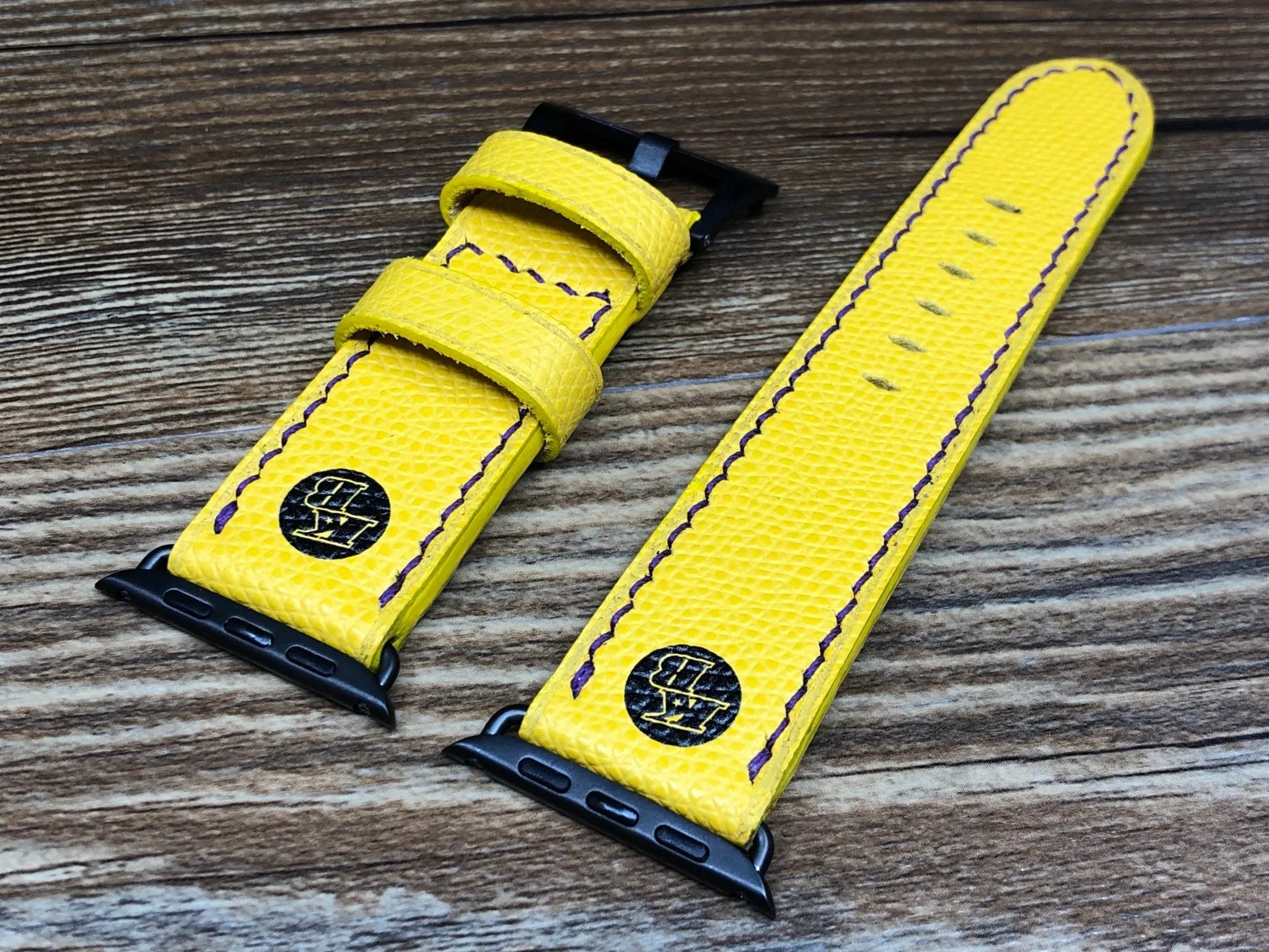 Apple Watch Bands Series 6, Kobe Bryant logo Apple Watch Straps 44mm, 40mm, Lakers, Yellow Apple Watch Bands Aluminum Blue, iWatch Band Replacement