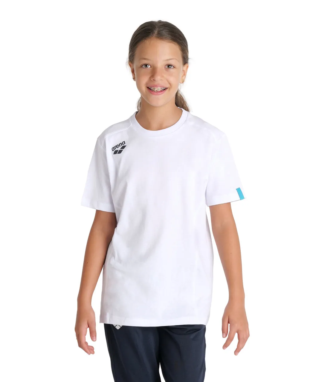 Arena Team Junior Panel T-Shirt - White
