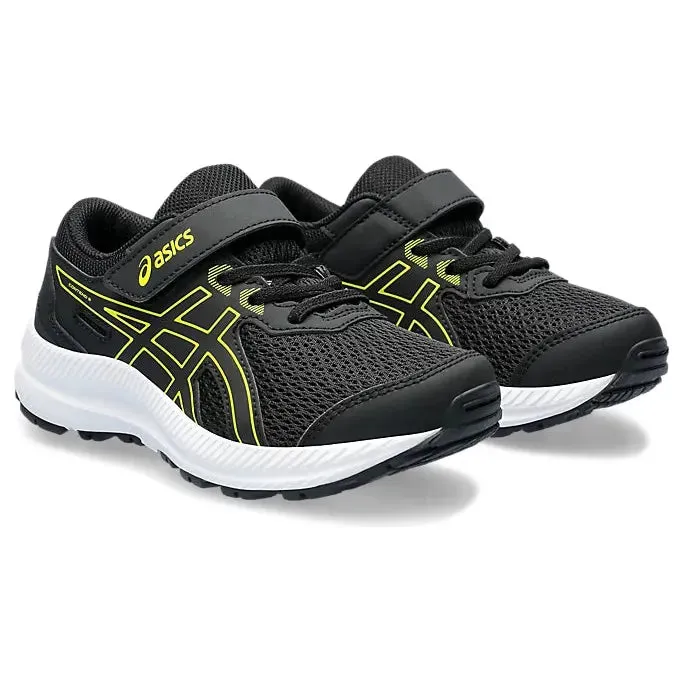 Asics Contend 8 PS Black/Bright Yellow