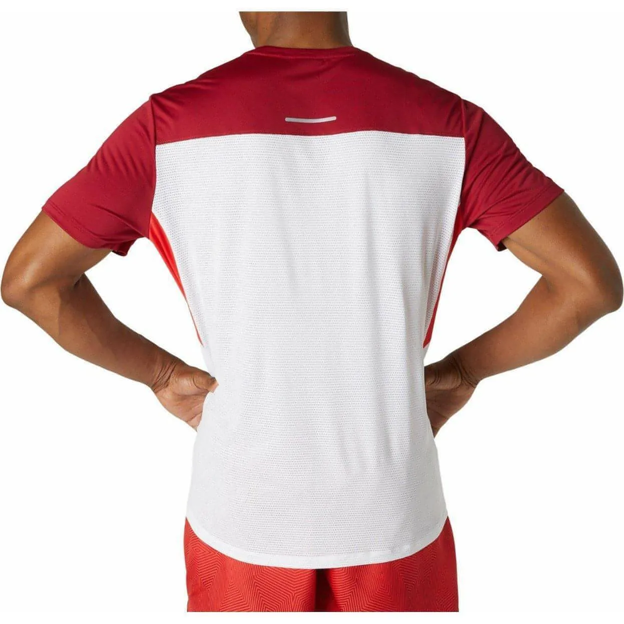Asics Race Short Sleeve Mens Running Top - White