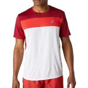 Asics Race Short Sleeve Mens Running Top - White