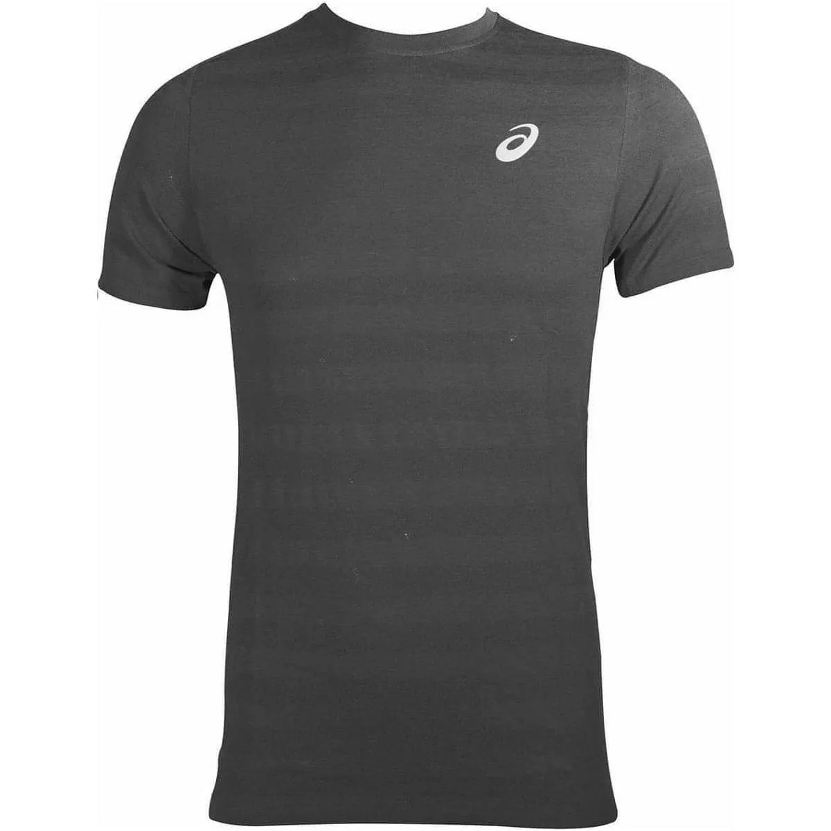 Asics Sport Seamless Knit Short Sleeve Mens Running Top - Grey