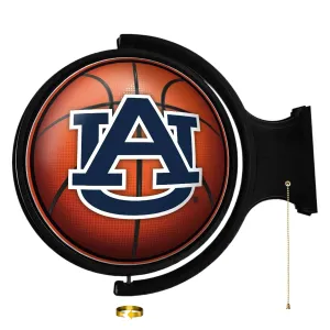 Auburn Tigers: Basketball - Original Round Rotating Lighted Wall Sign