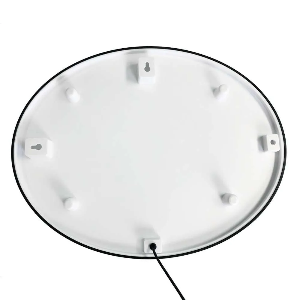 Auburn Tigers: Hardwood - Oval Slimline Lighted Wall Sign