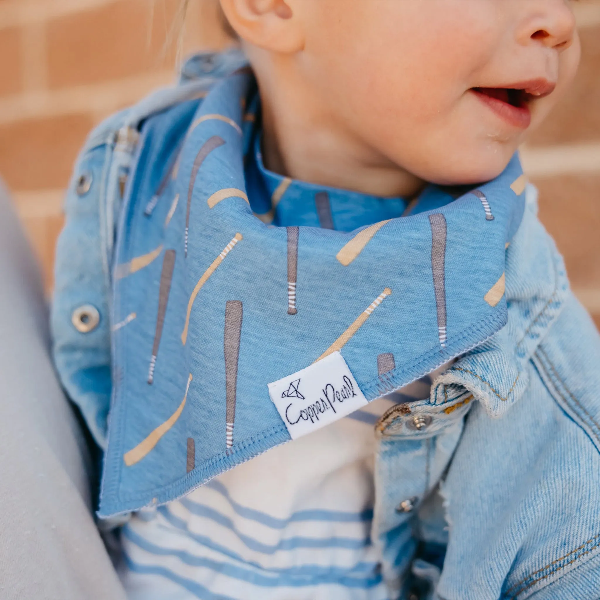 Baby Bandana Bibs - Slugger