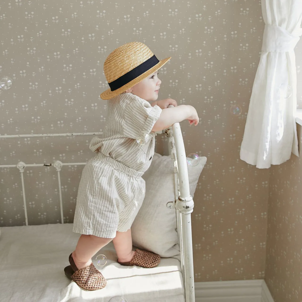Baby Summer Shirt and Bottom Set - Stripe Set