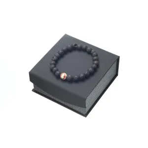 Baseball Charm Bead Bracelet