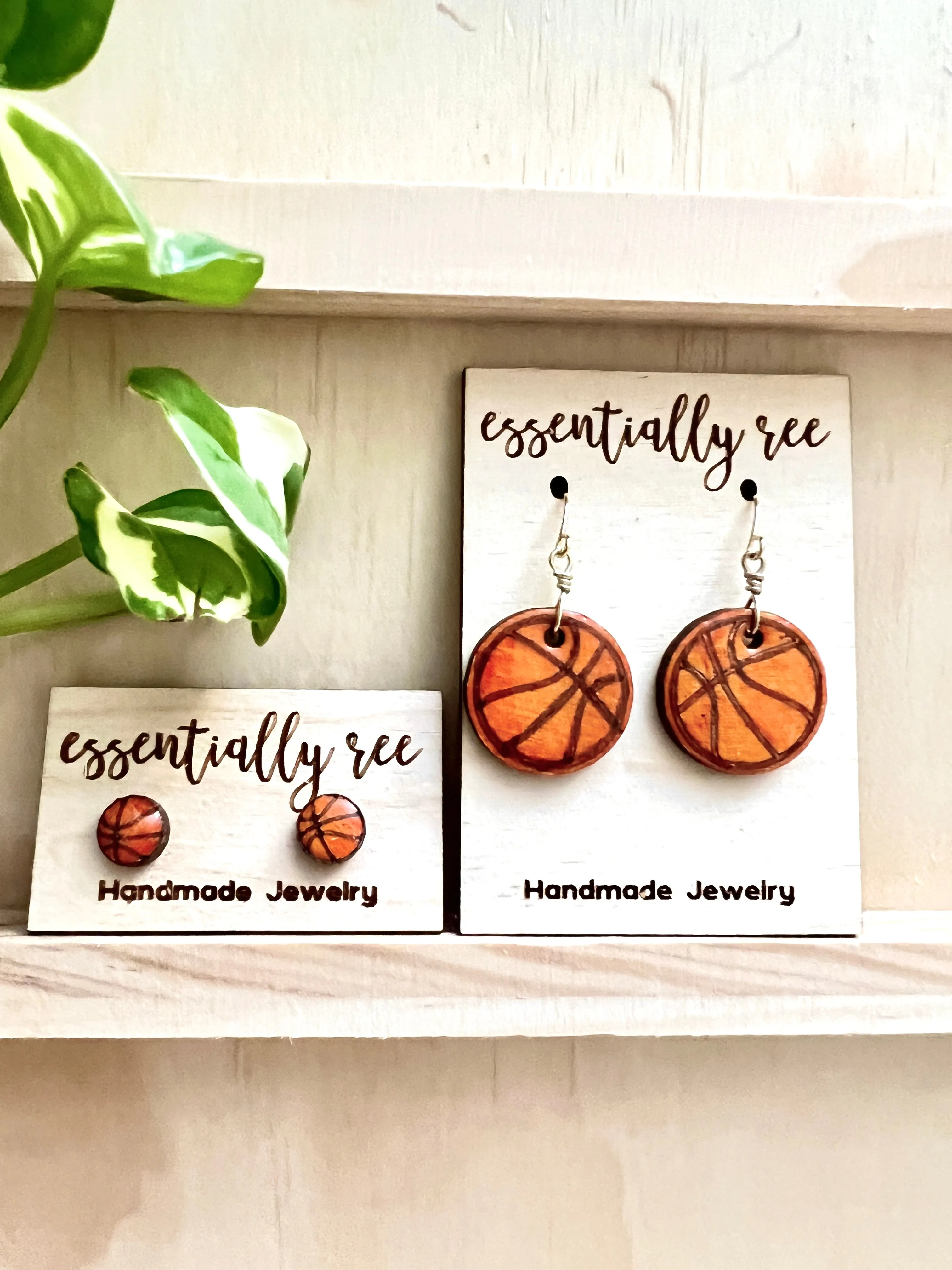 Basketball Earrings