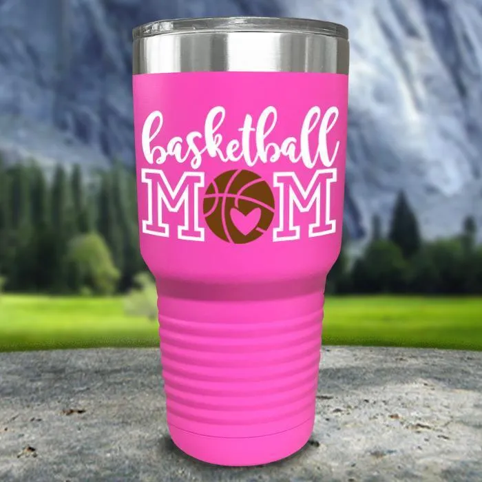 Basketball Mom Color Printed Tumblers