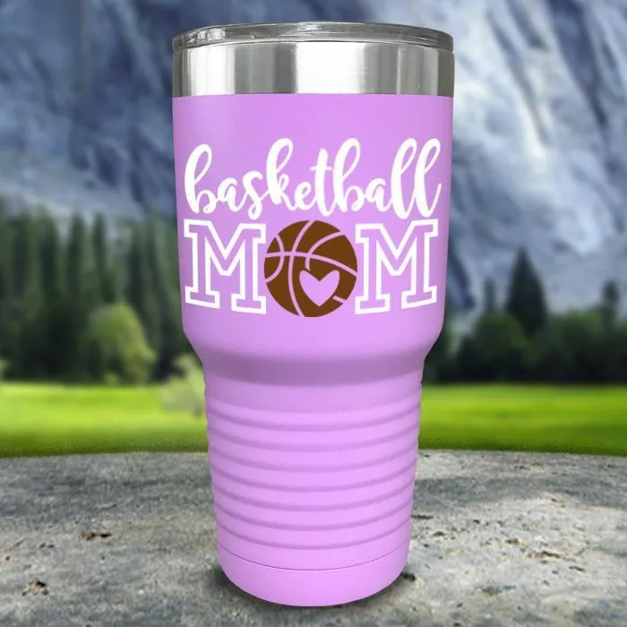 Basketball Mom Color Printed Tumblers