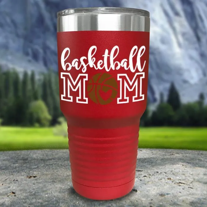 Basketball Mom Color Printed Tumblers