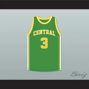 Ben Wallace 3 Central High School Hayneville Lions Green Basketball Jersey