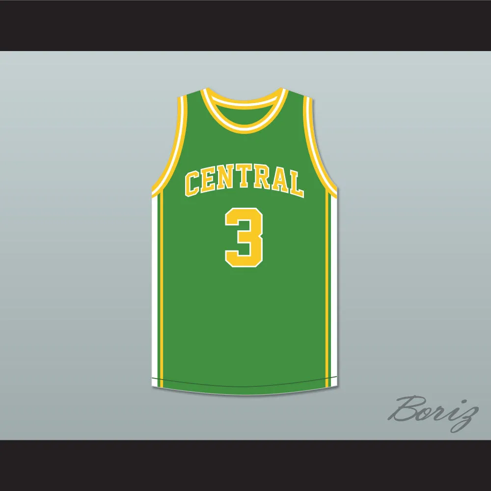 Ben Wallace 3 Central High School Hayneville Lions Green Basketball Jersey