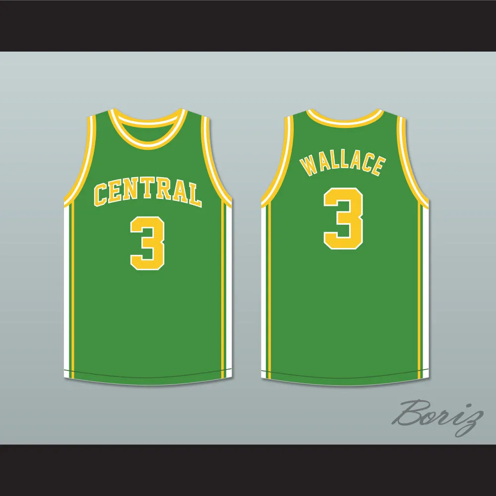 Ben Wallace 3 Central High School Hayneville Lions Green Basketball Jersey