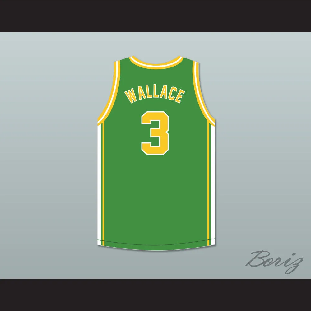 Ben Wallace 3 Central High School Hayneville Lions Green Basketball Jersey
