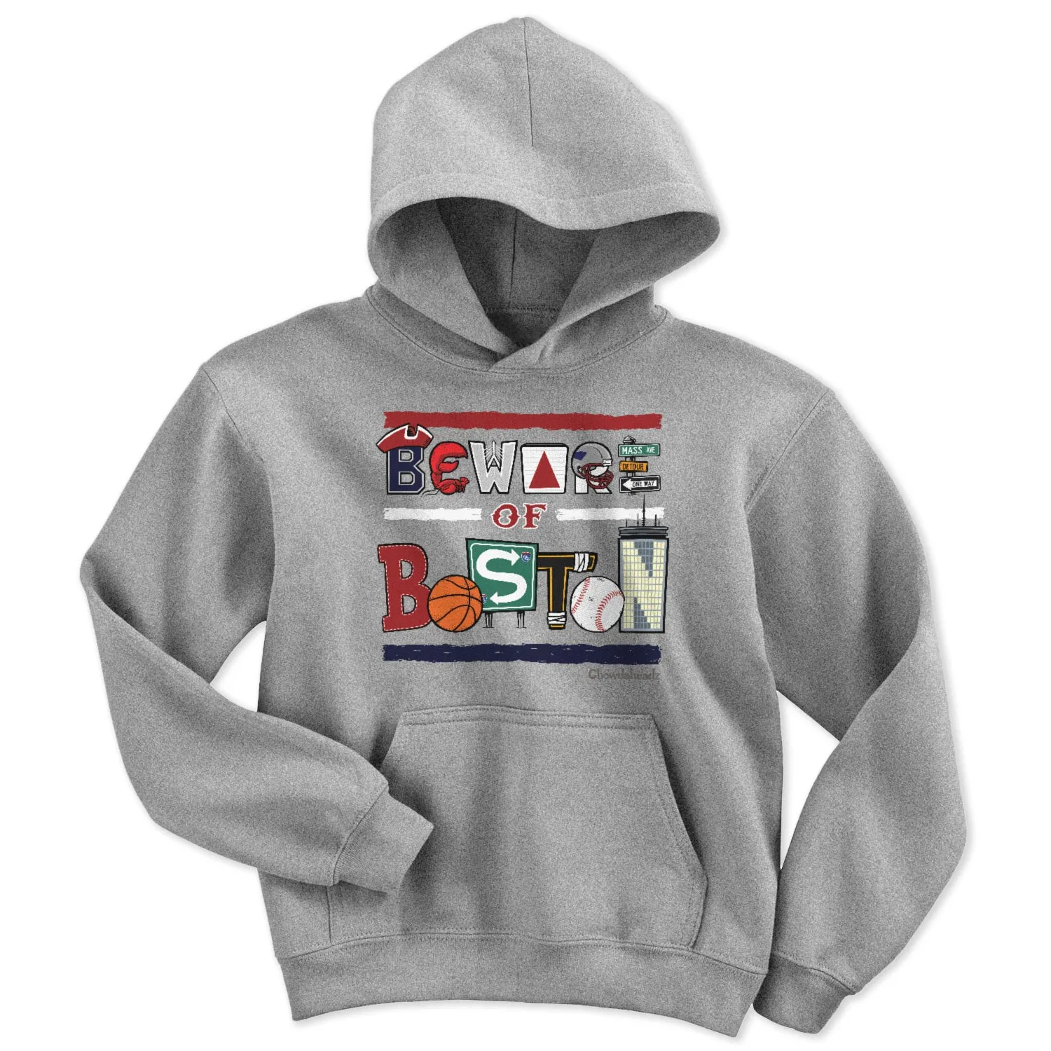 Beware of Boston Icons Youth Hoodie