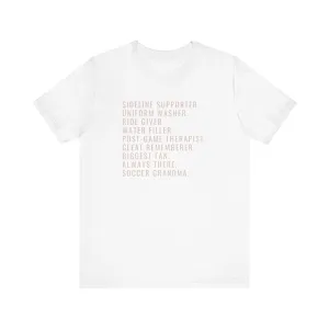 Biggest Fan, Always There, Soccer GRANDMA Adult T-Shirt