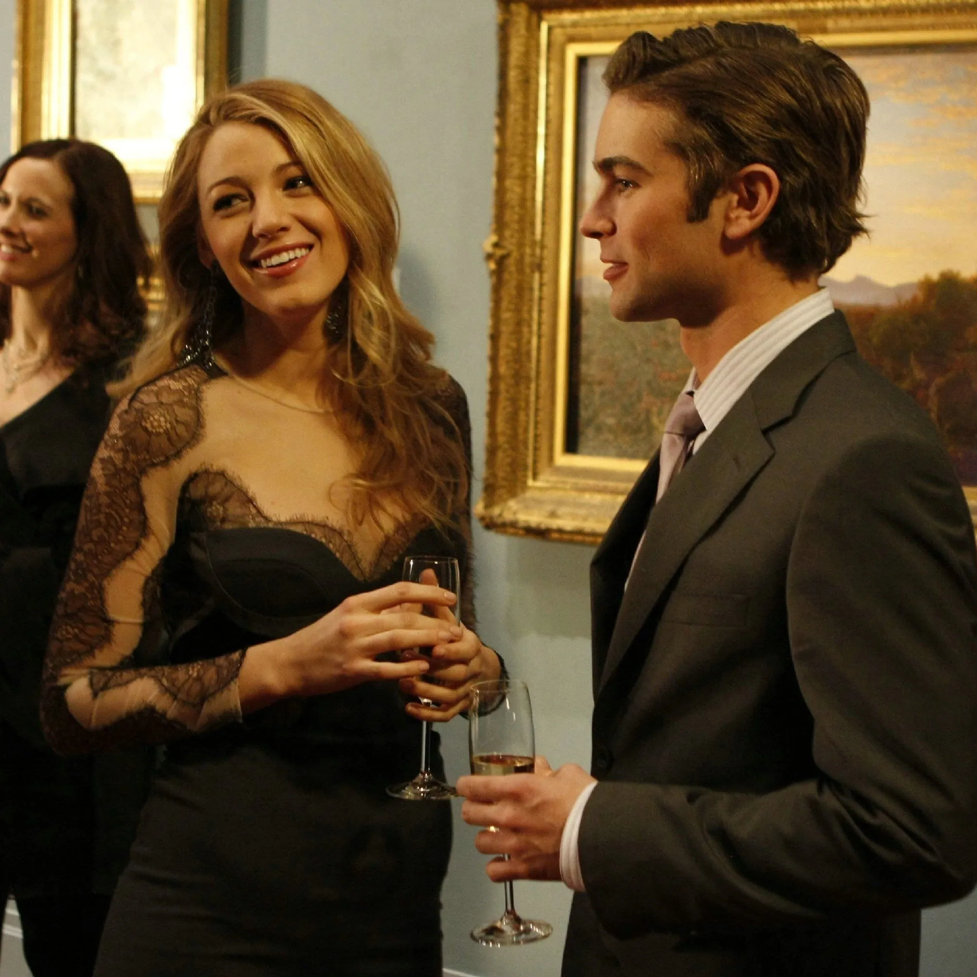 Black Blake Lively Little Black Dress Lace Prom Celebrity Evening Dress Serena Van Der Woodsen Gossip Girl