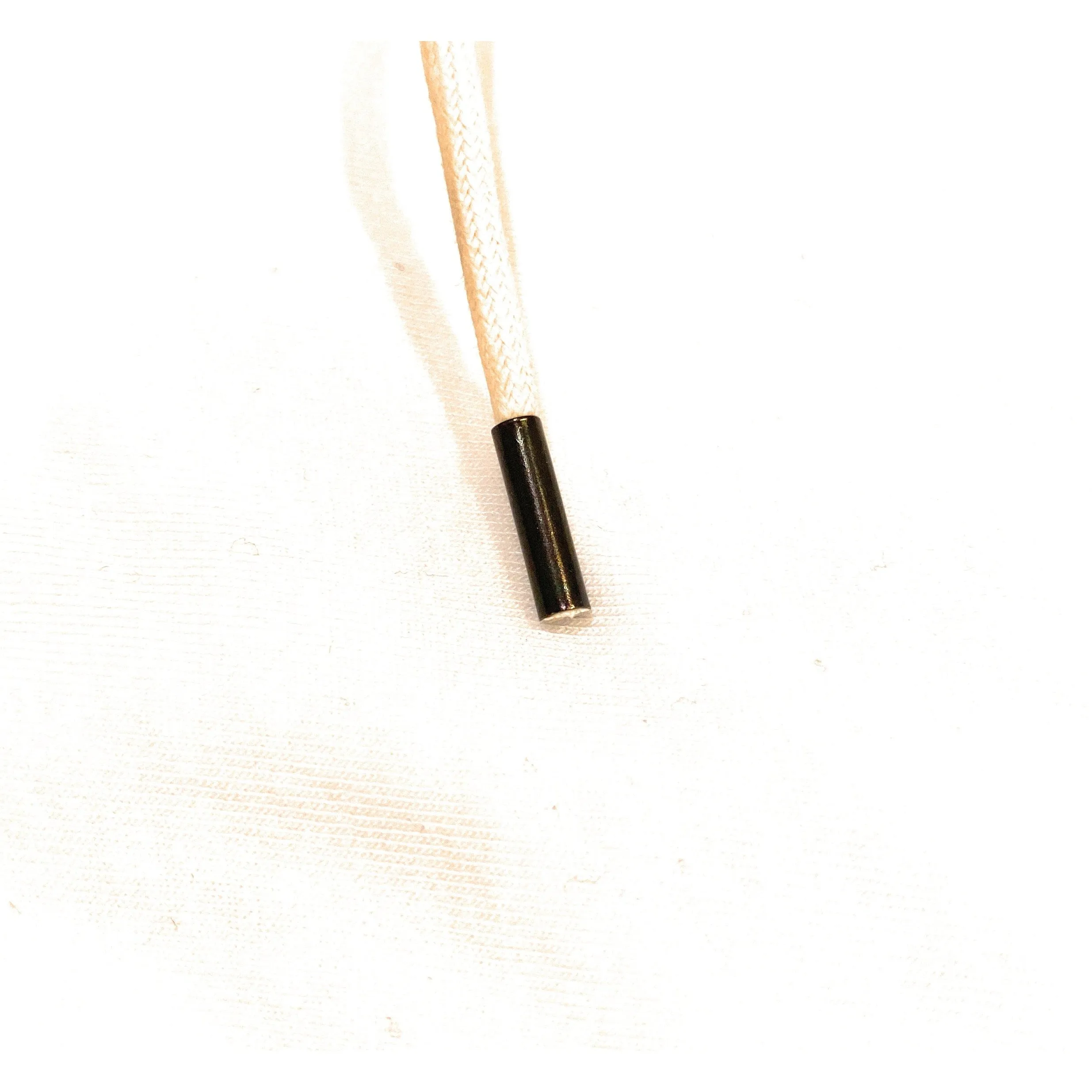 Black Metal Aglet or Tip - Included With Custom Laces