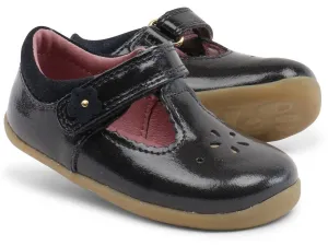 Bobux SU Midnight Gloss Reign T-Bar Shoes